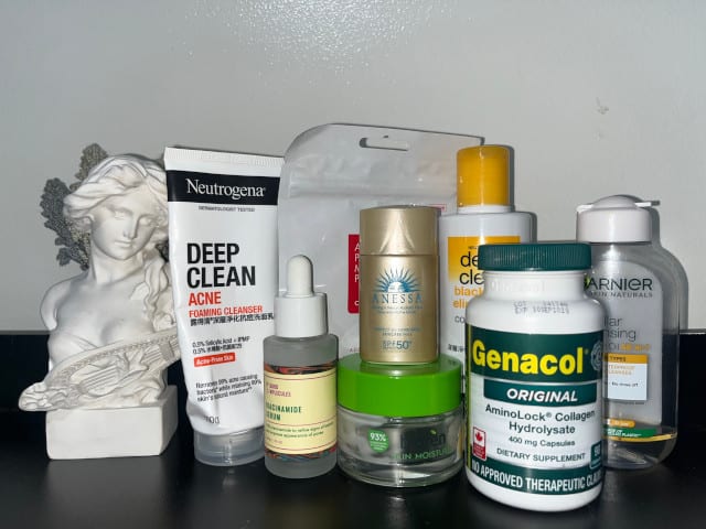 Alexis Calub's skincare routine